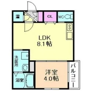 大阪府大阪市東住吉区住道矢田1丁目【アパート】の間取り