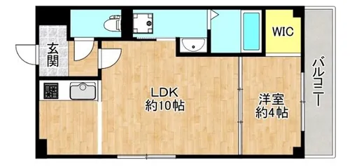 大阪府大阪市東成区玉津3丁目【アパート】の間取り