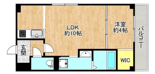 大阪府大阪市東成区玉津3丁目【アパート】の間取り
