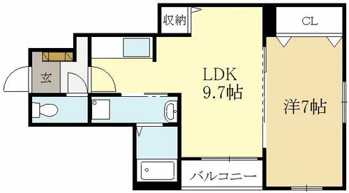 サンタ・シーマ【1階】の間取り