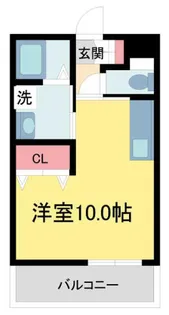 ガーデン花屋敷【101号室】の間取り