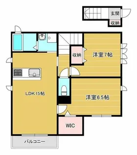 クリスタルコートB棟【B-2号室】の間取り