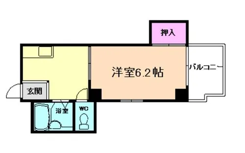 大阪府大阪市都島区中野町4丁目【マンション】の間取り