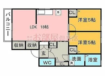 スクエアⅢ【1階】の間取り