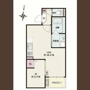 Jack miyoshiⅣ【3階】の間取り