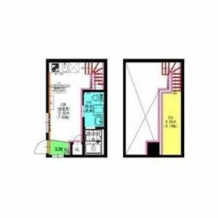 Velo JIYUGAOKA【201号室】の間取り