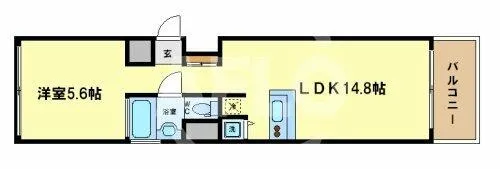 匠空KYOMACHIBORI【3階】の間取り