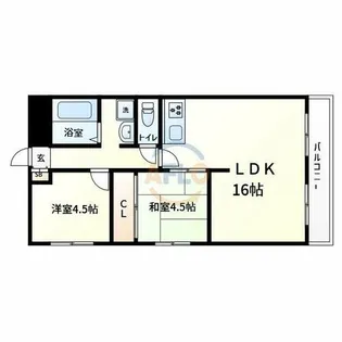 メゾンジュールイマ【3階】の間取り