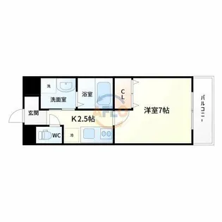 パーラム淡路【2階】の間取り