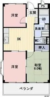 エクセレントJ2【4階】の間取り