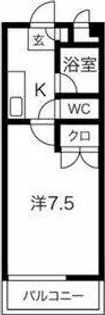 ウイング大根【2階】の間取り