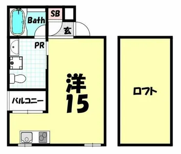 パロス山本通【1階】の間取り