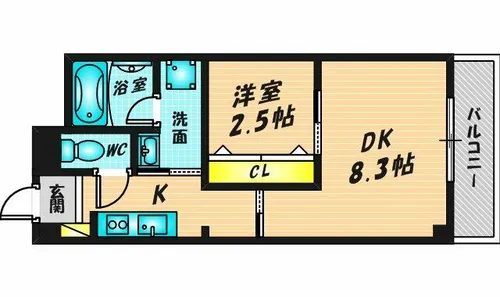 K.bld【3階】の間取り