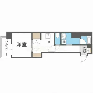 ビエラコート内久宝寺【0301号室】の間取り