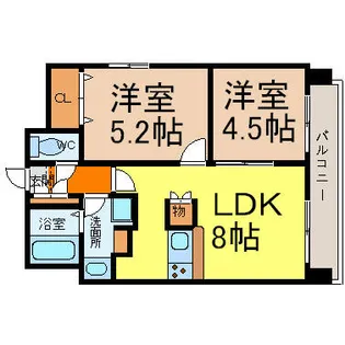 YS上前津【2階】の間取り