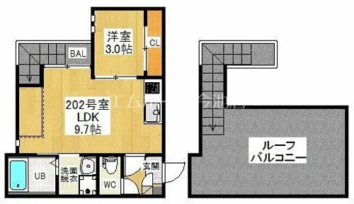 Grandtic sakurayama(グランティック)【2階】の間取り