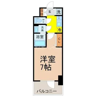 エスリード今池ルミナス【13階】の間取り