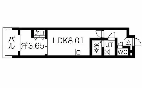 ART Tennouji【7階】の間取り