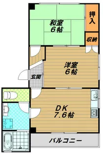 シャインスリー【3階】の間取り