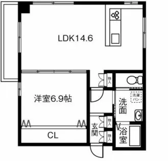 グッドフレンズマンション【301号室】の間取り
