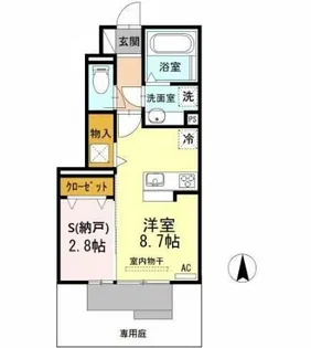マーブルⅠ【1階】の間取り