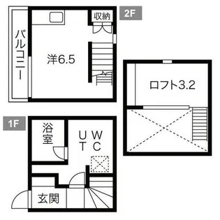 HAWK名古屋【1階】の間取り