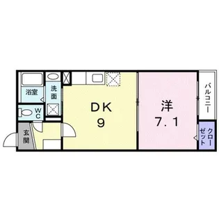 Luna新町【2階】の間取り