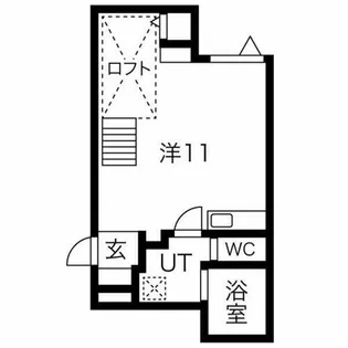 ブリリアントアパートメント伝馬【1階】の間取り
