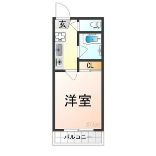 アベニュー高辻【6階】の間取り