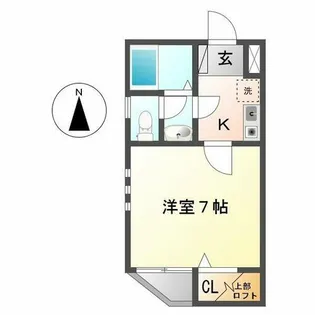 アムール金山【1階】の間取り