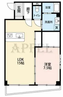 ゼック梅田ノース【4階】の間取り