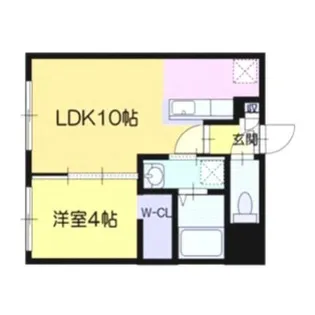 北海道札幌市西区西町南9丁目【マンション】の間取り