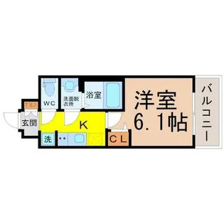 プレサンス THE MOTOYAMA【3階】の間取り