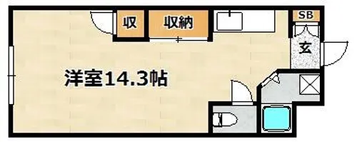 三木マンション【302号室】の間取り