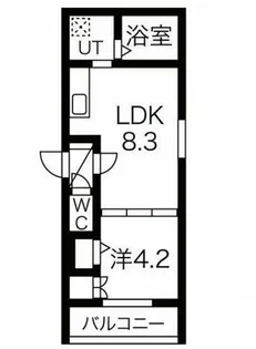 大阪府堺市西区浜寺石津町東5丁【アパート】の間取り