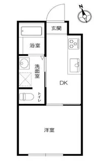フォンタルナウ【1階】の間取り