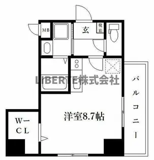 グランパーク平尾Ⅱ【9階】の間取り