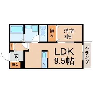 兵庫県尼崎市南塚口町2丁目【アパート】の間取り
