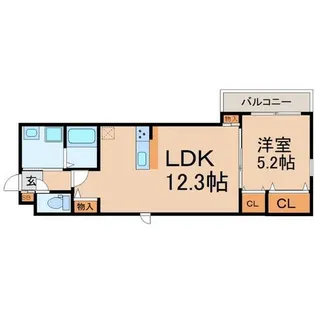 兵庫県尼崎市今福2丁目【アパート】の間取り