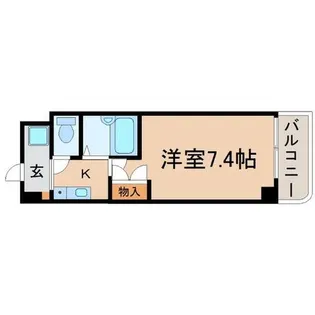 兵庫県尼崎市七松町1丁目【マンション】の間取り