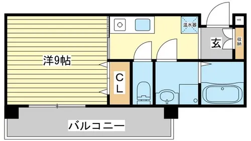 インタービレッジ青山二番館【2階】の間取り