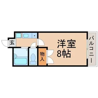 兵庫県尼崎市大島3丁目【アパート】の間取り