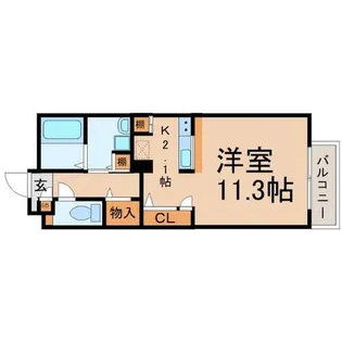 兵庫県尼崎市上ノ島町3丁目【アパート】の間取り