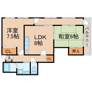 兵庫県尼崎市杭瀬本町1丁目【マンション】の間取り
