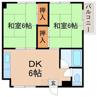 兵庫県尼崎市七松町1丁目【マンション】の間取り