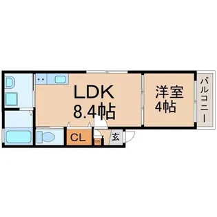 兵庫県尼崎市南城内【アパート】の間取り