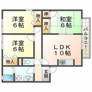 セピアコート【1階】の間取り