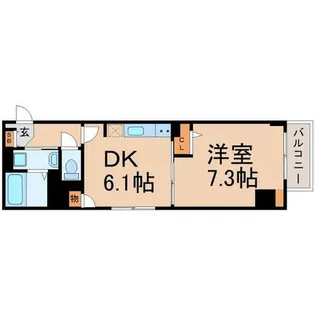 兵庫県尼崎市稲葉荘1丁目【マンション】の間取り