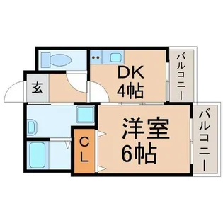 兵庫県尼崎市水堂町3丁目【マンション】の間取り