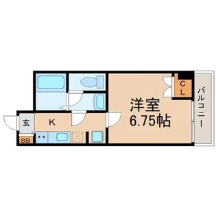 兵庫県尼崎市武庫之荘2丁目【マンション】の間取り